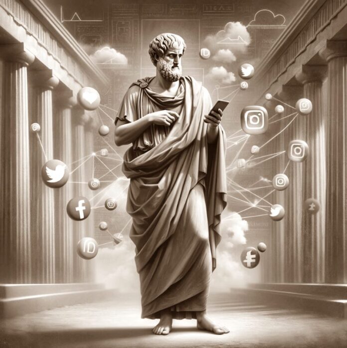 Entrevista a Aristóteles sobre Smartphones y Redes Sociales