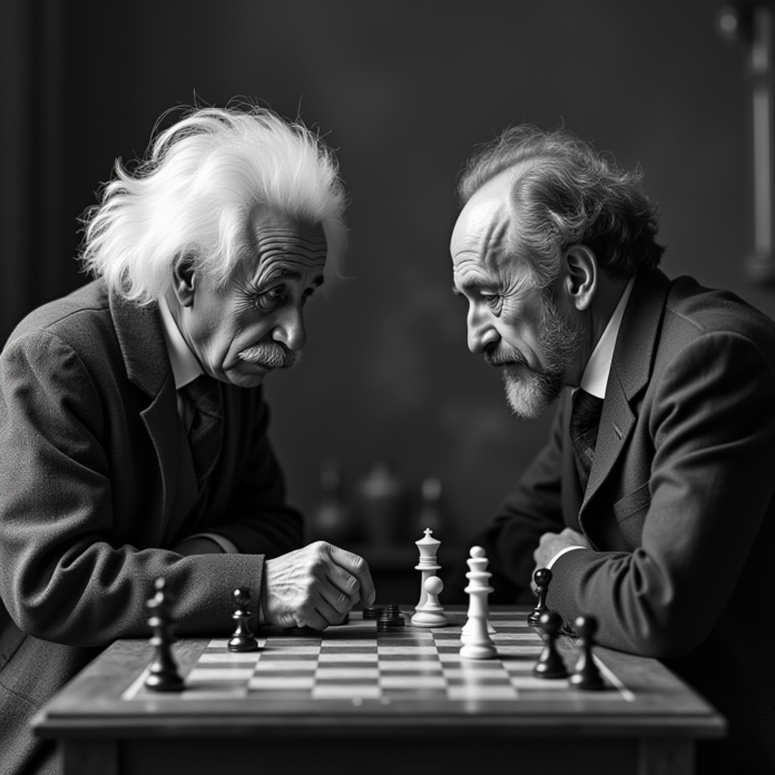 Albert Einstein vs. Werner Heisenberg ¿Qué revelaron sobre el futuro en su épica partida de ajedrez