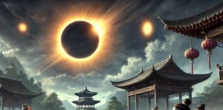 ¡El cielo se oscurece y la historia se ilumina! eclipse solar total ha oscurecido el cielo en pleno día